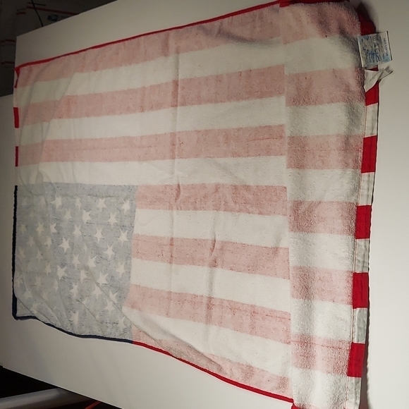 OLD GLORY USA FLAG TOWEL 100% Cotton  28x58 - Picture 7 of 7
